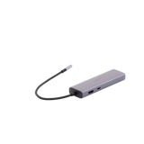 HUB USB-C (Docking Revodok) 6 en 1 | 3 Puertos USB-A 3.0 (5 Gbps) | USB-C PD 100W | HDMI 4K@30Hz | Entrada 1 RJ45 (Gigabit Ethernet) | Chip de Última Generación | Potente Disipación de Calor |  Caja de Aluminio.