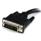 StarTech.com Adaptador Conversor de 20cm DVI-I a VGA - DVI-I Macho - HD15 Hembra - Cable Convertidor Negro Cable Níquel 0,203 m DVI-I VGA