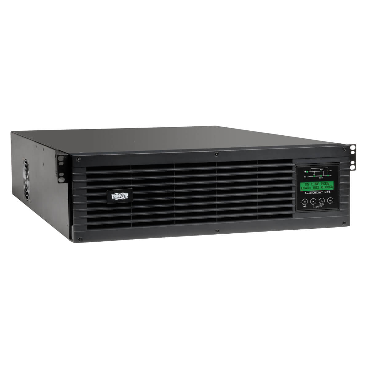 Tripp Lite SU3000RTXLCD3U UPS de Doble Conversión de 120V 3000 VA 2.7kW - 9 Tomacorrientes, Autonomía Extendida, Ranura 