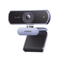 Ugreen CM678 cámara web 2 MP 1920 x 1080 Pixeles USB 3.2 Gen 1 (3.1 Gen 1) Gris