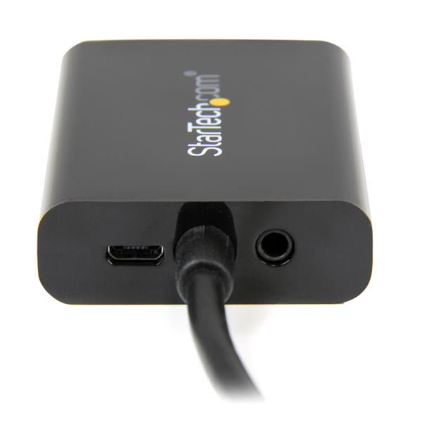 StarTech.com Cable Adaptador Externo Conversor de Vídeo y Audio Micro HDMI a VGA - 1920x1200 Cable Si 1920 x 1080 Pixeles 1080p 60 Hz