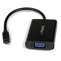 StarTech.com Cable Adaptador Externo Conversor de Vídeo y Audio Micro HDMI a VGA - 1920x1200 Cable Si 1920 x 1080 Pixeles 1080p 60 Hz