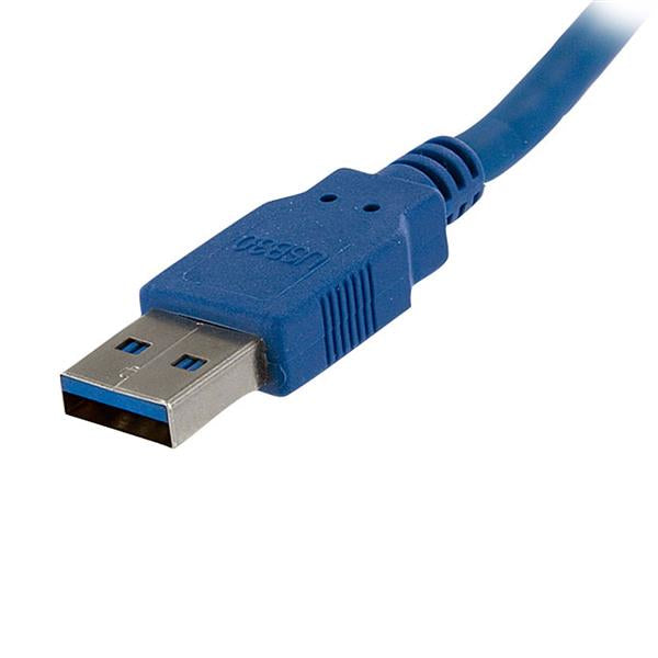 StarTech.com Cable 1m Extensión Alargador USB 3.0 SuperSpeed - Macho a Hembra USB A - Extensor - Azul Cable USB 3.2 Gen 1 (3.1 Gen 1) USB A USB A Macho