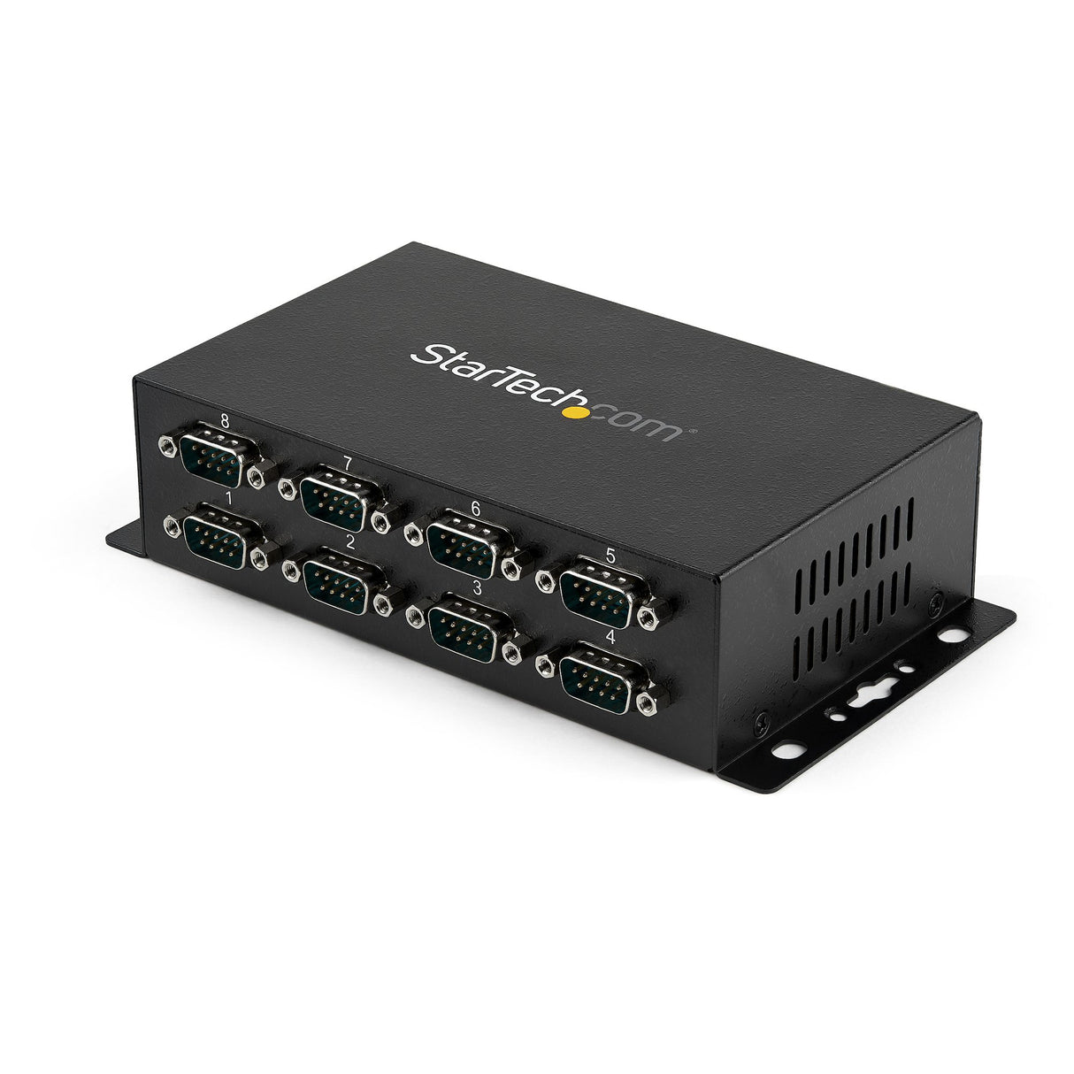 StarTech.com Adaptador Hub Concentrador USB a 8 Puertos Serie RS232 Industrial Montaje en Pared Riel DIN hubs de interfaz USB 2.0 Type-B De serie 8 8