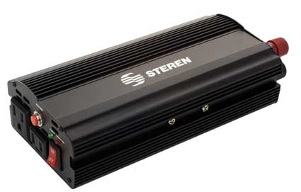 Steren INV-600 adaptador e inversor de corriente 600 W Negro, 120 V, 130 mm