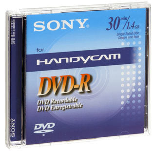 Sony DVD RECORDABLE 1.4GB 8CM 30MIN dvds en blanco 1,4 GB 30 min 80 x 80 mm
