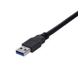 StarTech.com Cable 1m Extensión Alargador USB 3.0 SuperSpeed - Macho a Hembra USB A - Extensor - Negro Cable USB 3.2 Gen 1 (3.1 Gen 1) USB A USB A Macho