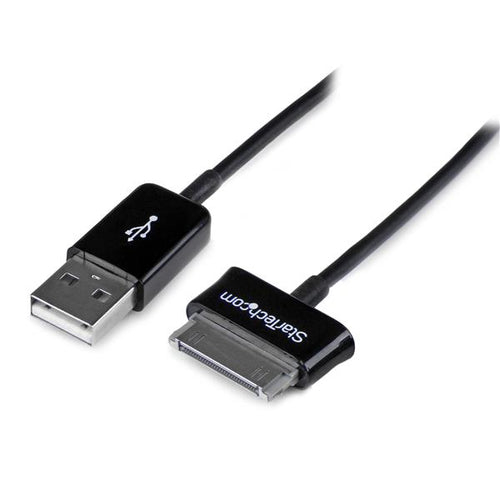 StarTech.com Cable Adaptador 2m Conector Dock USB para Samsung Galaxy Tab - Negro - USB A Macho Cables de teléfono móvil