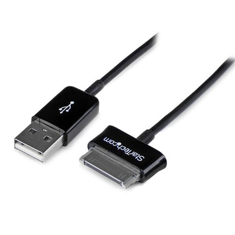 StarTech.com Cable Adaptador 2m Conector Dock USB para Samsung Galaxy Tab - Negro - USB A Macho Cables de teléfono móvil