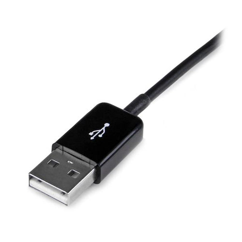 StarTech.com Cable Adaptador 2m Conector Dock USB para Samsung Galaxy Tab - Negro - USB A Macho Cables de teléfono móvil