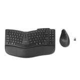Kensington Pro Fit Ergo KM675 EQ Teclado Oficina Inalámbrico RF Wireless + Bluetooth Interruptor de membrana