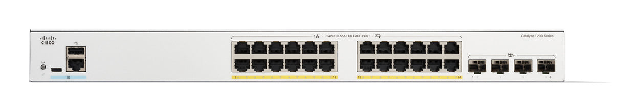Cisco C1200-24P-4X Dispositivo de redes Gestionado L2/L3 24