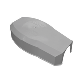 TAPA PARA BRAZO DE BARRERA DOORKING GRIS