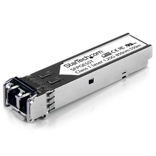 StarTech.com Módulo Transceptor SFP Compatible con SFP-GE-S de Cisco - 1000BASE-SX - Multimodo 1GbE - SFP Ethernet Gigab