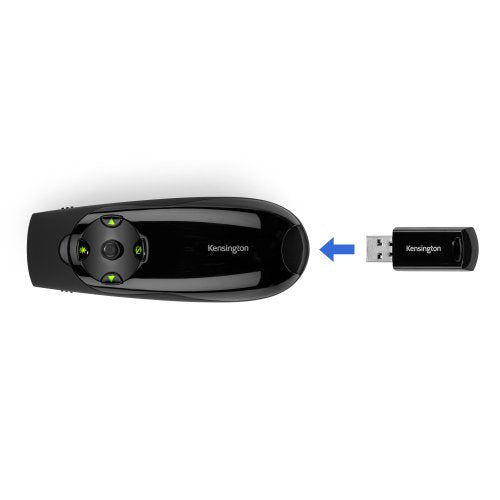 Kensington K72426AMA apuntadores inalámbricos USB 2.4 GHz 45 m Negro