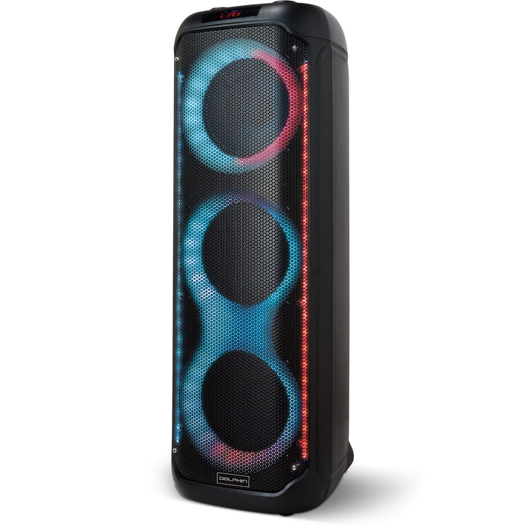 BOCINA DOLPHIN MOD. KP380 3X8” 3800W BT USB AUX MIC