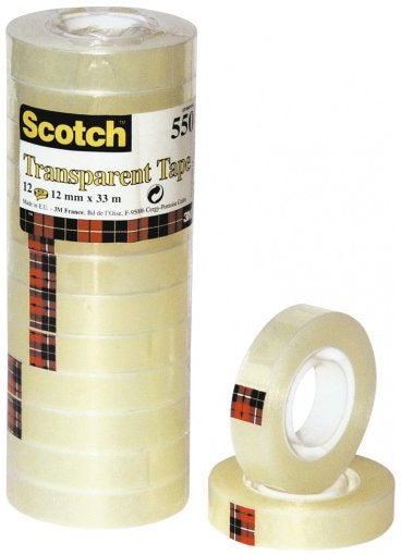 3M 5501233 Cinta Adhesiva 33 m Transparente Si 15 mm