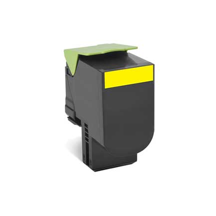 Toner Lexmark 80C8Hy0 Amarillo Alto Rendimiento Programa Retorno - 80C8Hy0