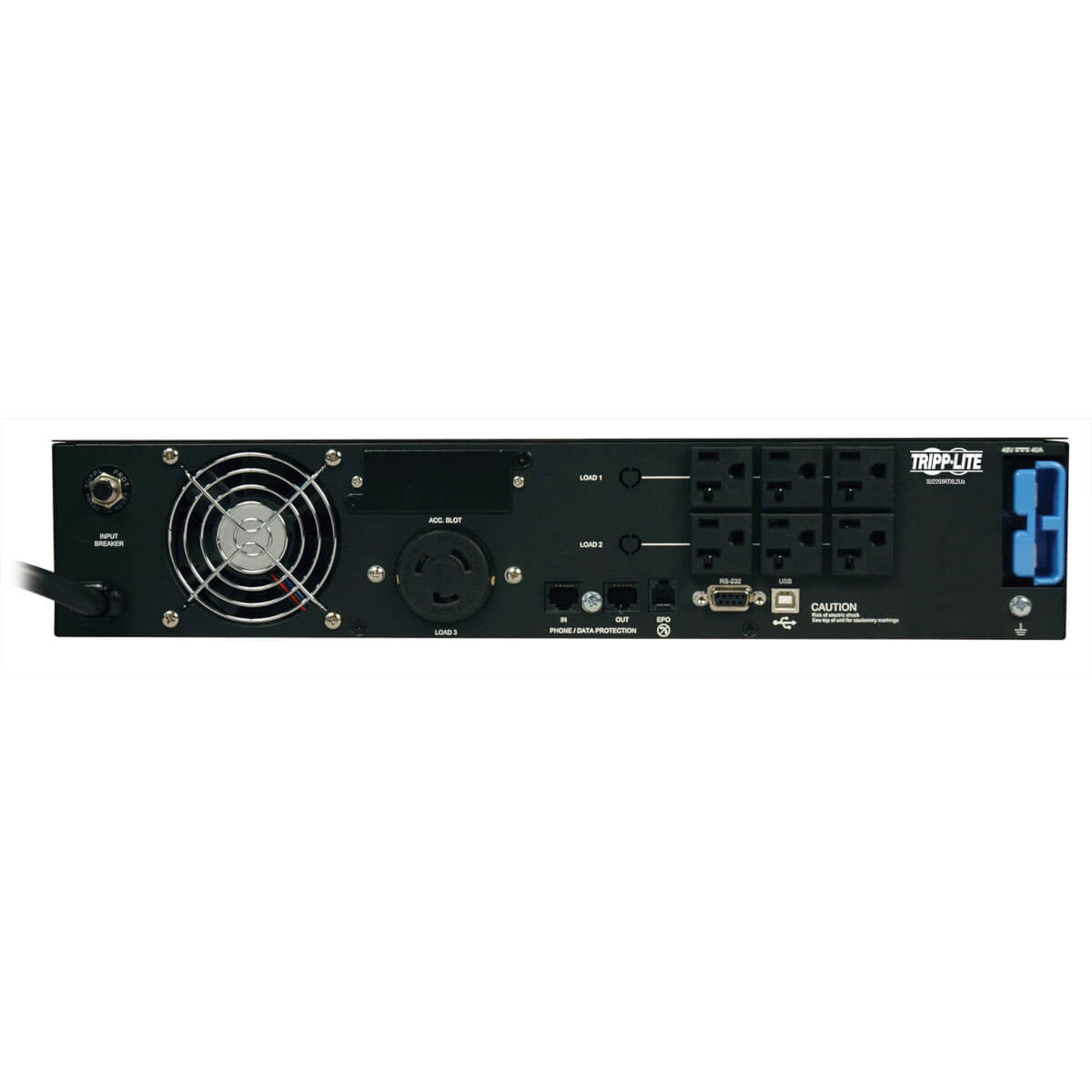 Tripp Lite SU2200RTXL2UA UPS SmartOnline de doble conversión 120V, 2.2kVA 1.6kW, en 2U de Rack / Torre, Autonomía Extend
