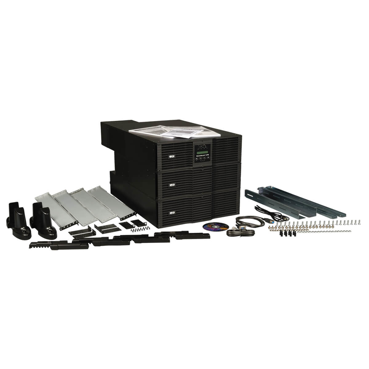 Tripp Lite SU10KRT3U UPS SmartOnline de Doble Conversión, 208V / 240V y 120V 10kVA 9kW, 9U, Autonomía Extendida, Ranura 