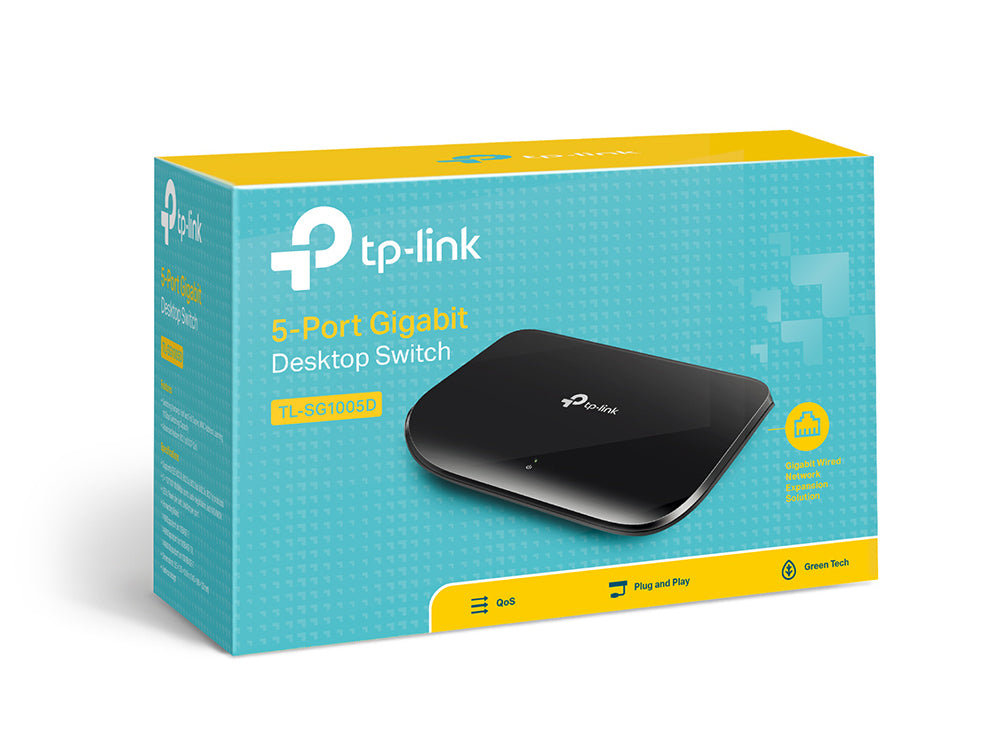 TP-Link TL-SG1005D dispositivo de redes No administrado 5 Gigabit Ethernet (10/100/1000) 5