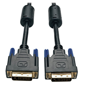 Tripp Lite P560-010 Cable DVI de Doble Enlace, Cable para Monitor TMDS Digital DVI (DVI-D M/M), 3.05 m [10 pies] Cables