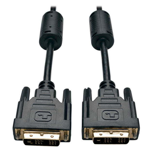 Tripp Lite P561-006 Cable DVI de Conexión Única, Cable para Monitor TMDS Digital (DVI-D M/M), 2 m [6 pies], Macho, Macho