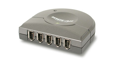 iogear GFH610 FireWire Hub 400 Mbit/s, Win 98SE/2000/ME/XP/MAC OS 8.6, 671.31 g