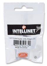 Intellinet 504751 conectores RJ-45 Blanco Plástico Oro