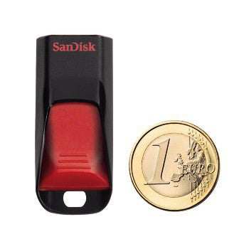 SanDisk Cruzer Blade unidad flash USB 32 GB USB tipo A 2.0 Negro, Rojo, Sin tapa