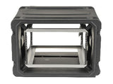 SKB 20" Deep 6U Roto Shockmount Rolling Rack caja para equipo Maletín con ruedas Negro