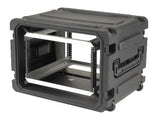 SKB 20" Deep 6U Roto Shockmount Rolling Rack caja para equipo Maletín con ruedas Negro