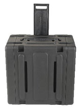 SKB 20" Deep 6U Roto Shockmount Rolling Rack caja para equipo Maletín con ruedas Negro