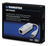 Manhattan Módem USB módems 56 Kbit/s USB 14.4Kb/s ITU-T V.44, V.42bis, MNP 5