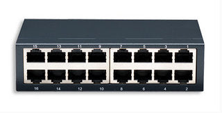 Intellinet 16-Port Fast Ethernet Office Switch No administrado Negro