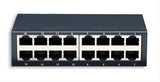 Intellinet 16-Port Fast Ethernet Office Switch No administrado Negro