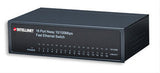 SWITCH INT 16 PTOS 10/100 PARA ESCRITORIO METALICO
