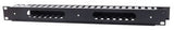 Intellinet Organizador Horizontal 19", 1U, (Metal) Rack Panel de gestión de cables Negro 500 g