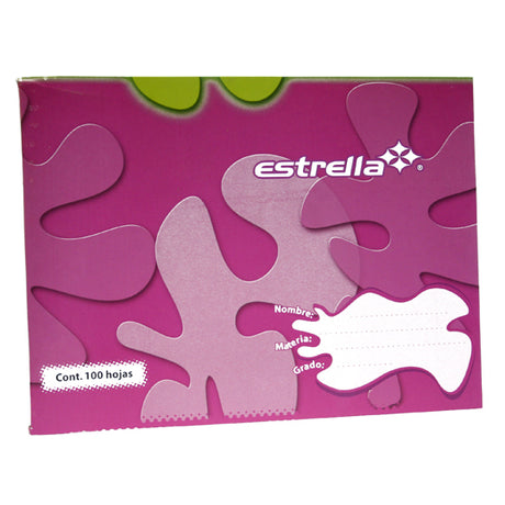 Estrella 147 cuaderno y block 100 hojas Violeta