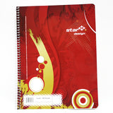 Estrella 458 cuaderno y block 100 hojas Rojo
