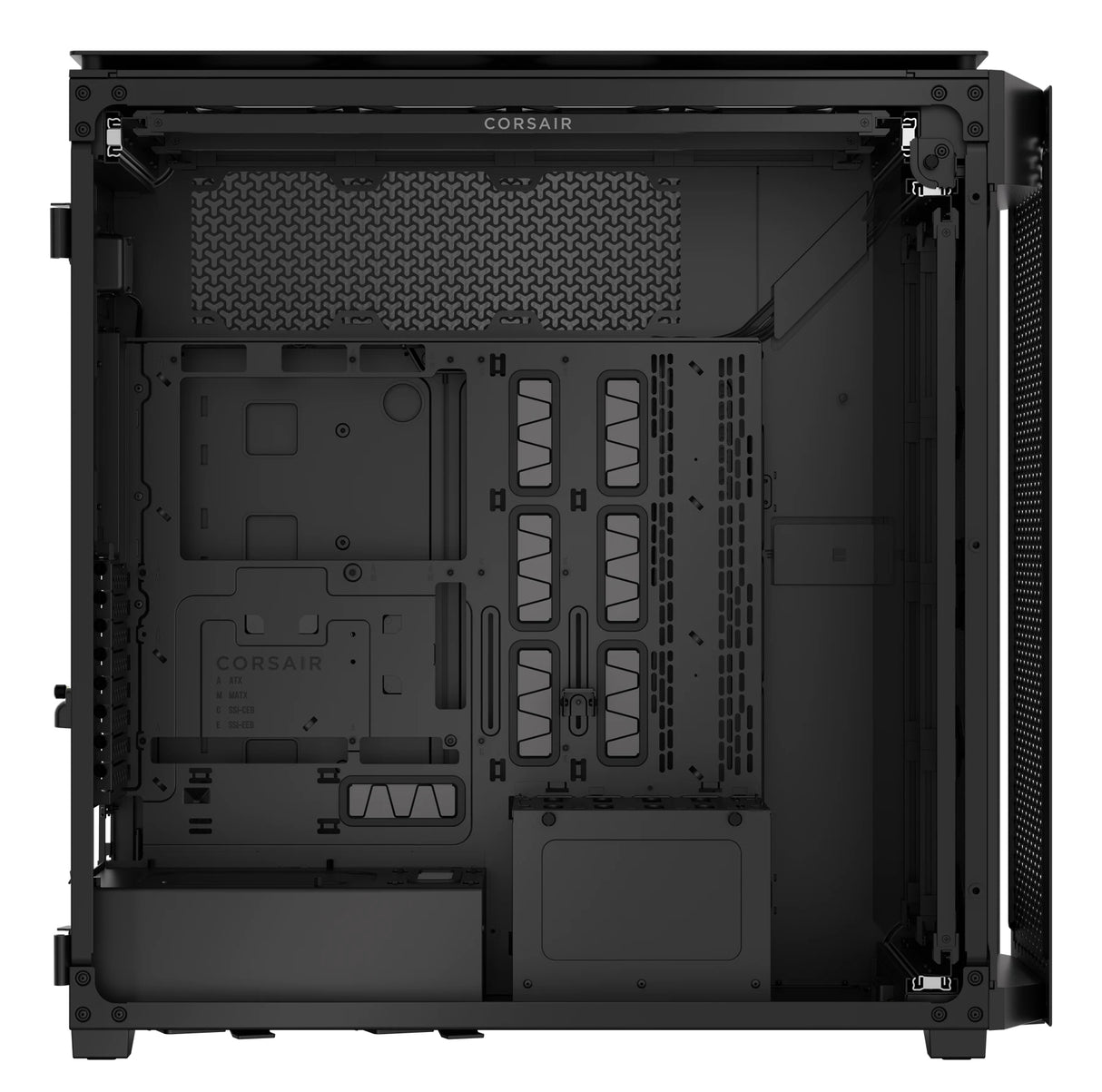 Corsair 9000D RGB AIRFLOW Full Tower Negro, ATX, Acero inoxidable, Vidrio templado