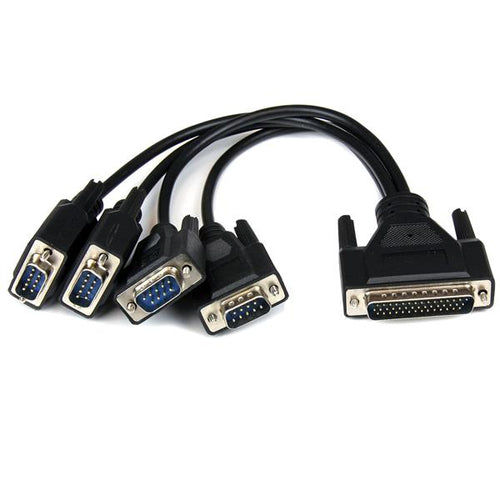 StarTech.com Tarjeta Adaptadora PCI Express PCIe de 4 Puertos Serie Serial Combo RS232 y RS485 RS 422 DB9 Tarjetas y ada