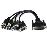 StarTech.com Tarjeta Adaptadora PCI Express PCIe de 4 Puertos Serie Serial Combo RS232 y RS485 RS 422 DB9 Tarjetas y ada