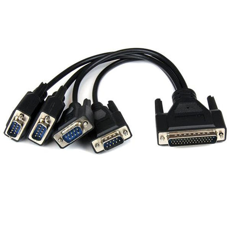 StarTech.com Tarjeta Adaptadora PCI Express PCIe de 4 Puertos Serie Serial Combo RS232 y RS485 RS 422 DB9 Tarjetas y ada