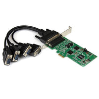 StarTech.com Tarjeta Adaptadora PCI Express PCIe de 4 Puertos Serie Serial Combo RS232 y RS485 RS 422 DB9 Tarjetas y ada