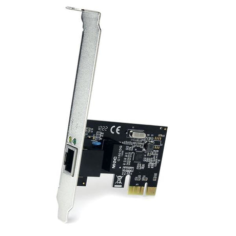 StarTech.com Adaptador Tarjeta de Red NIC PCI Express PCI-e de 1 Puerto Gigabit Ethernet - 1x RJ45 Hembra - Perfil Doble tarjetas de red Alámbrico PCI Express Ethernet 1