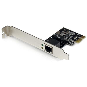 StarTech.com Adaptador Tarjeta de Red NIC PCI Express PCI-e de 1 Puerto Gigabit Ethernet - 1x RJ45 Hembra - Perfil Doble tarjetas de red Alámbrico PCI Express Ethernet 1
