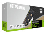 Zotac GAMING GeForce RTX 5070 SOLID OC NVIDIA 12 GB GDDR7, 192 Bit, 7680 x 4320 Pixeles, PCI Express x16 5.0