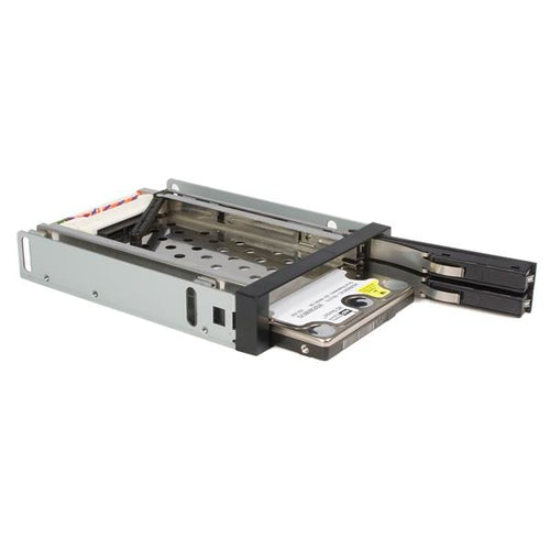 StarTech.com Rack Móvil Backplane de 2 Discos Duros HDD SATA 2,5" Pulgadas sin Bandeja Bahía 3,5" Paneles acce