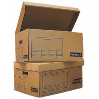 Fortec CAM-LARGA caja para almacenamiento de archivos Cartón Café, 615 x 360 x 255 mm